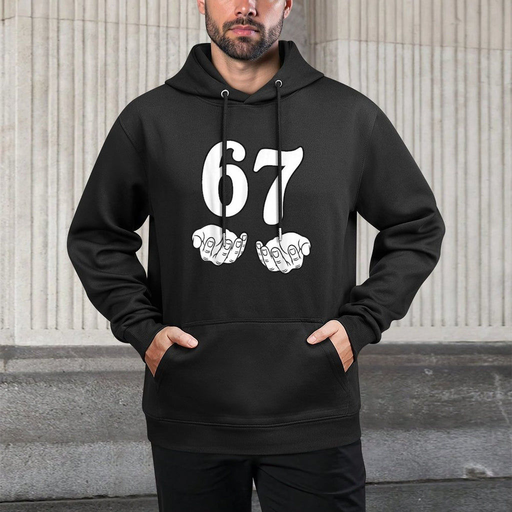 Six Seven 6 7 Funny 67 Gen Alpha Slang 6-7 Meme School Moisture-Wicking Hoodie