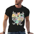 Pastel Goth Heart Ribcage Harajuku Goth Aesthetic Otaku  Lightweight T-Shirt