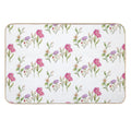 Watercolor Floral Design  Eco-Friendly Bath Mat