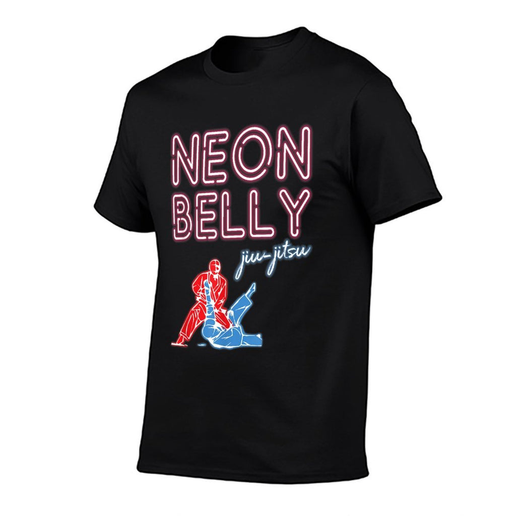 Neon Belly Jiu Jitsu Novelty Gift  Summer-ready Fabric T-Shirt