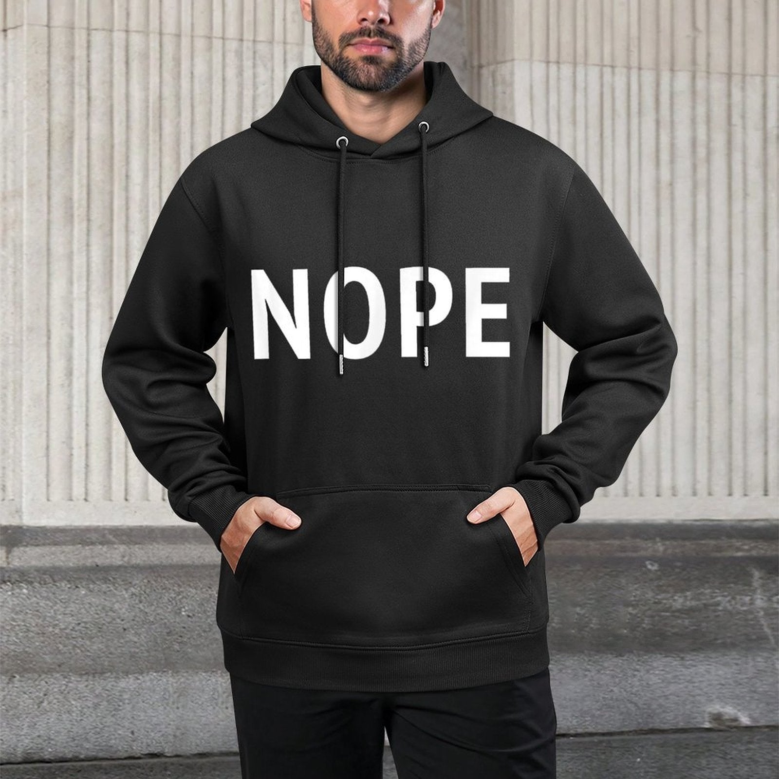 Nope T-shirt  Trendy Graphic Colorfast Hoodie