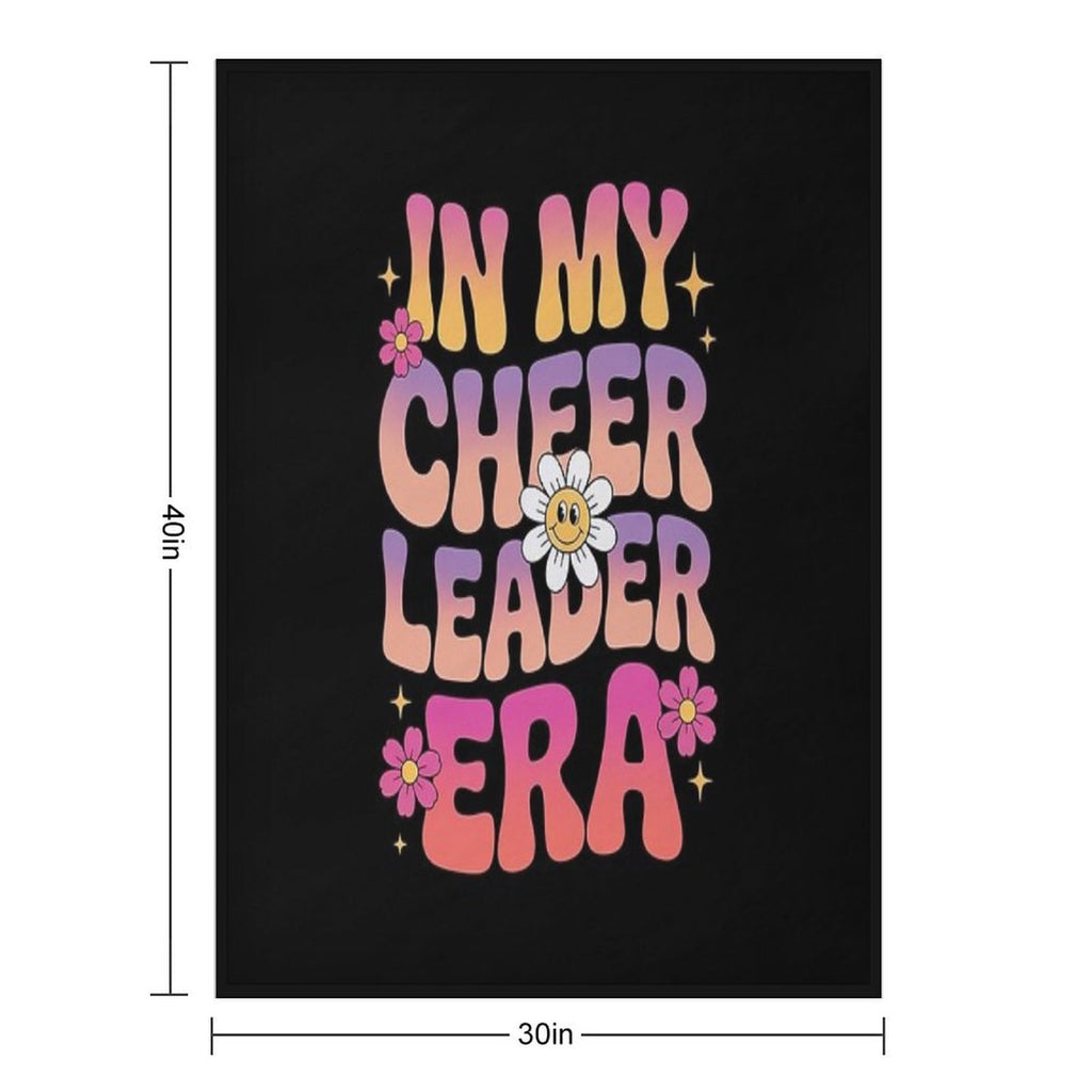 In My Cheer Leader Era Youth Cheerleader Shrink-resistant Throw Blanket