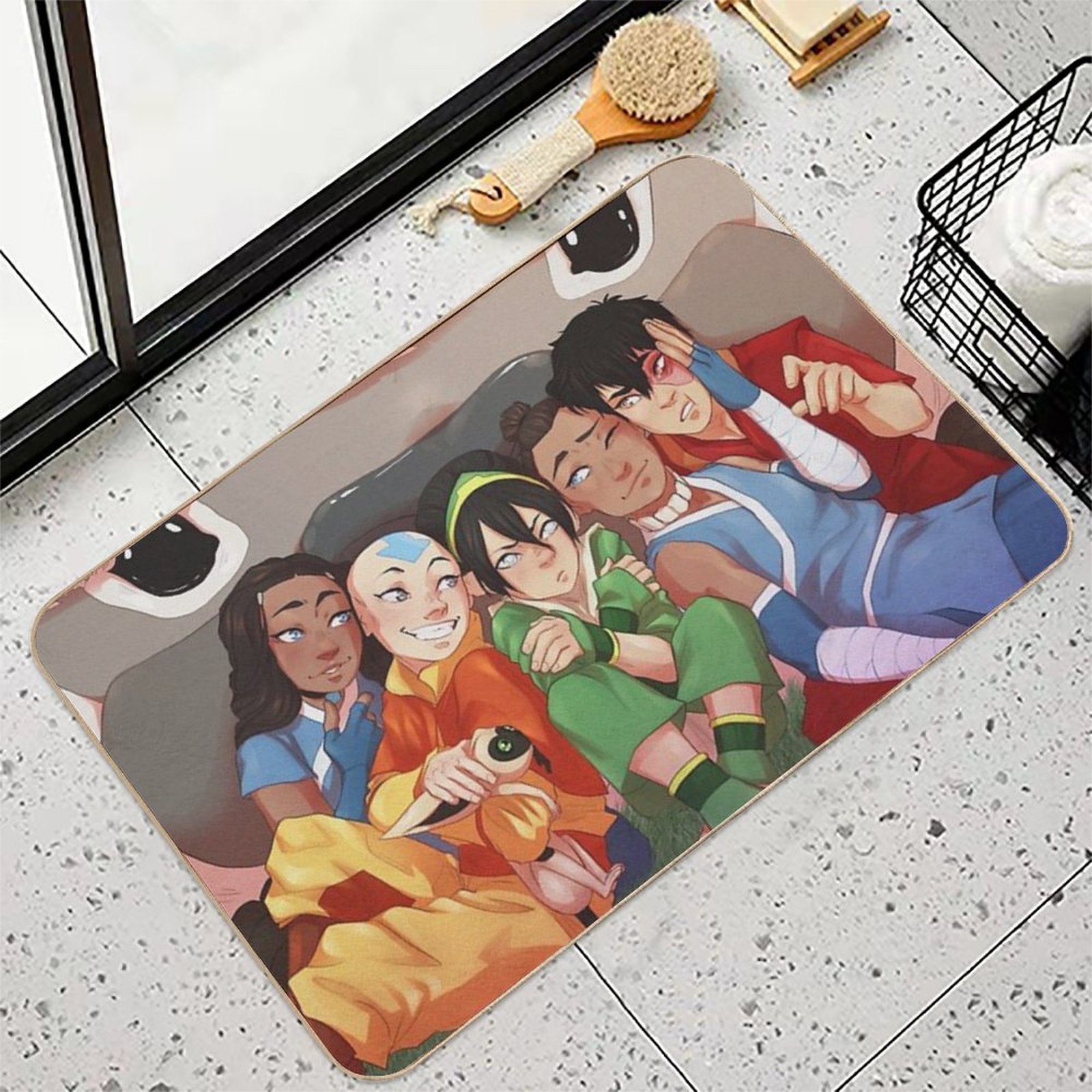 The Gaang  Dirt-Trapping Bath Mat