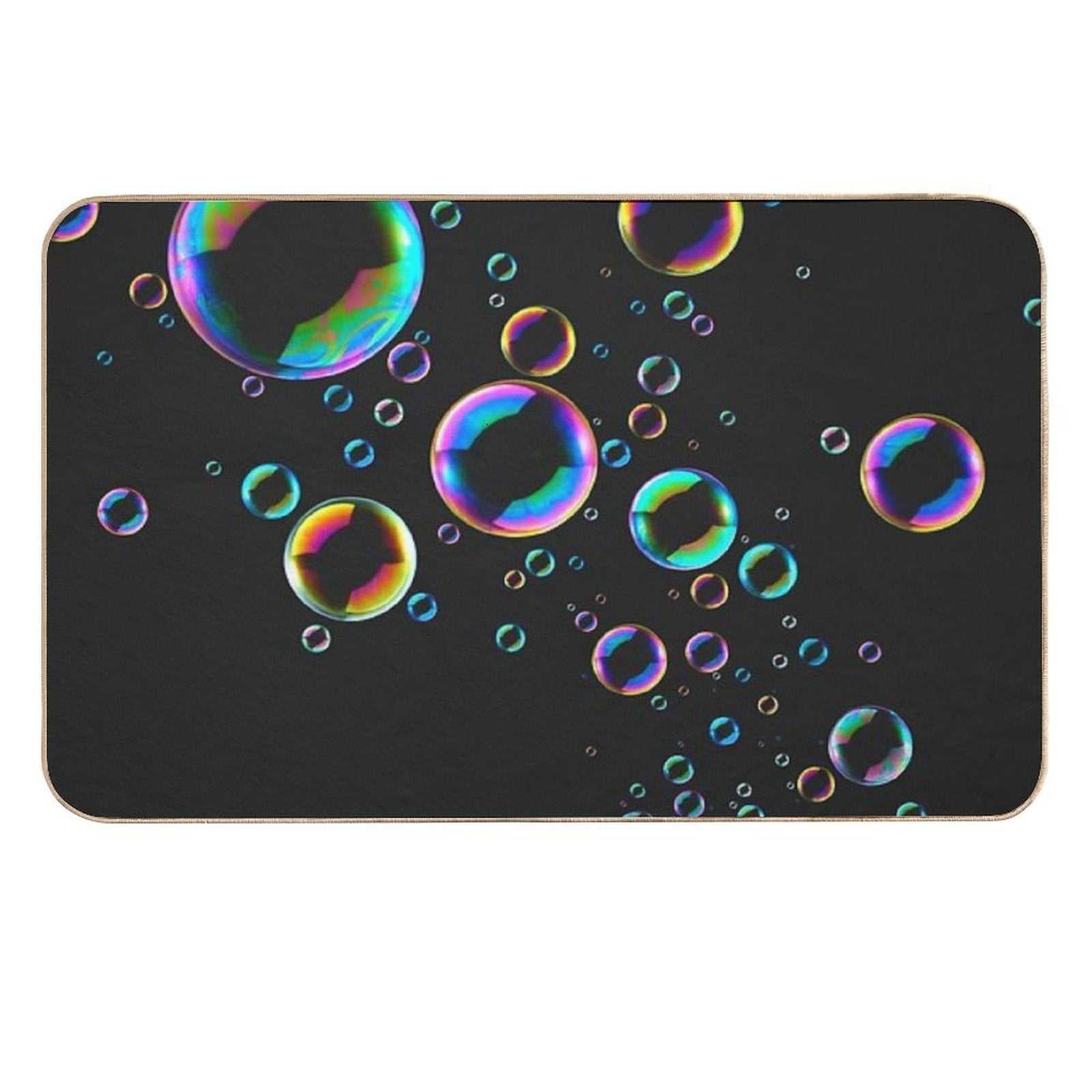 Colorful Bubbles  Slip-Resistant Bath Mat