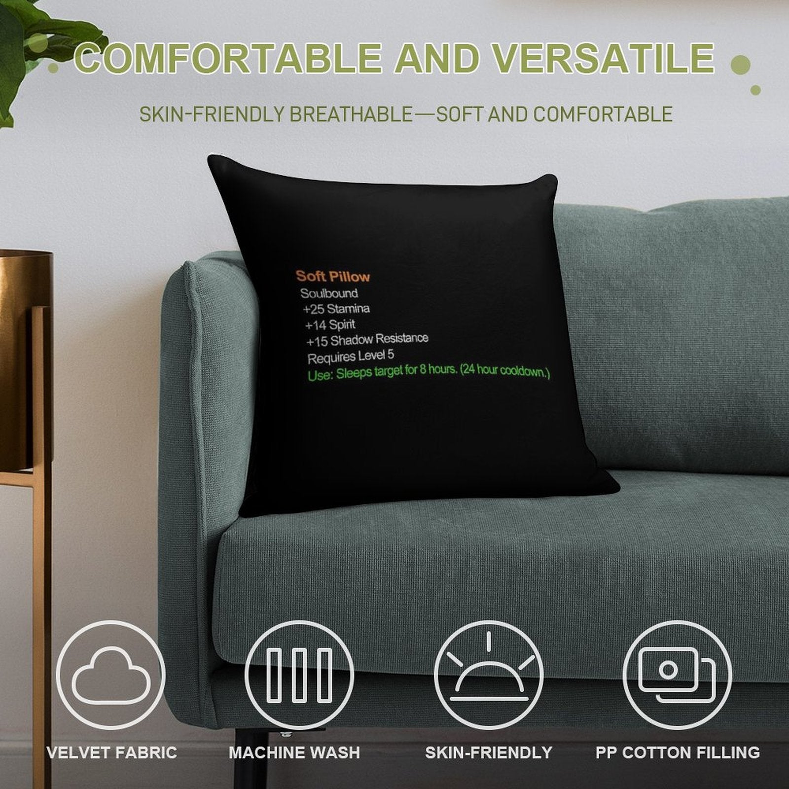 Legendary Soft Pillow Soft Warmth Comfort Throw Pillow