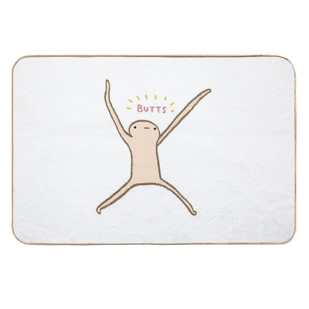 Honest Blob - Butts  Long-Lasting Bath Mat