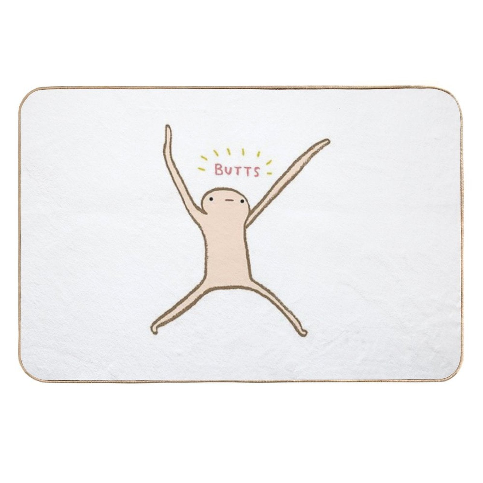 Honest Blob - Butts  Long-Lasting Bath Mat