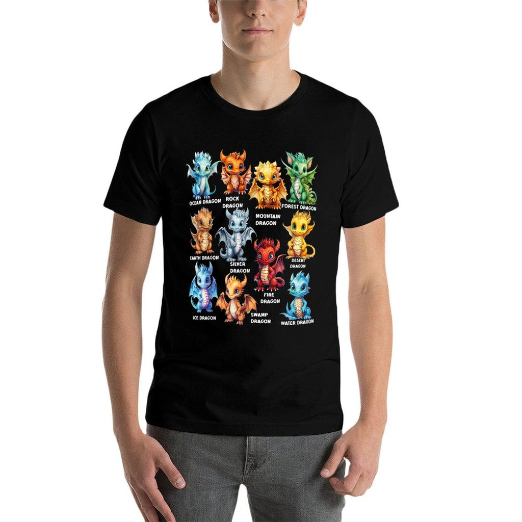 Types Of Dragons Cool Dragon Kids Toddler Boys Girls  Classic T-Shirt
