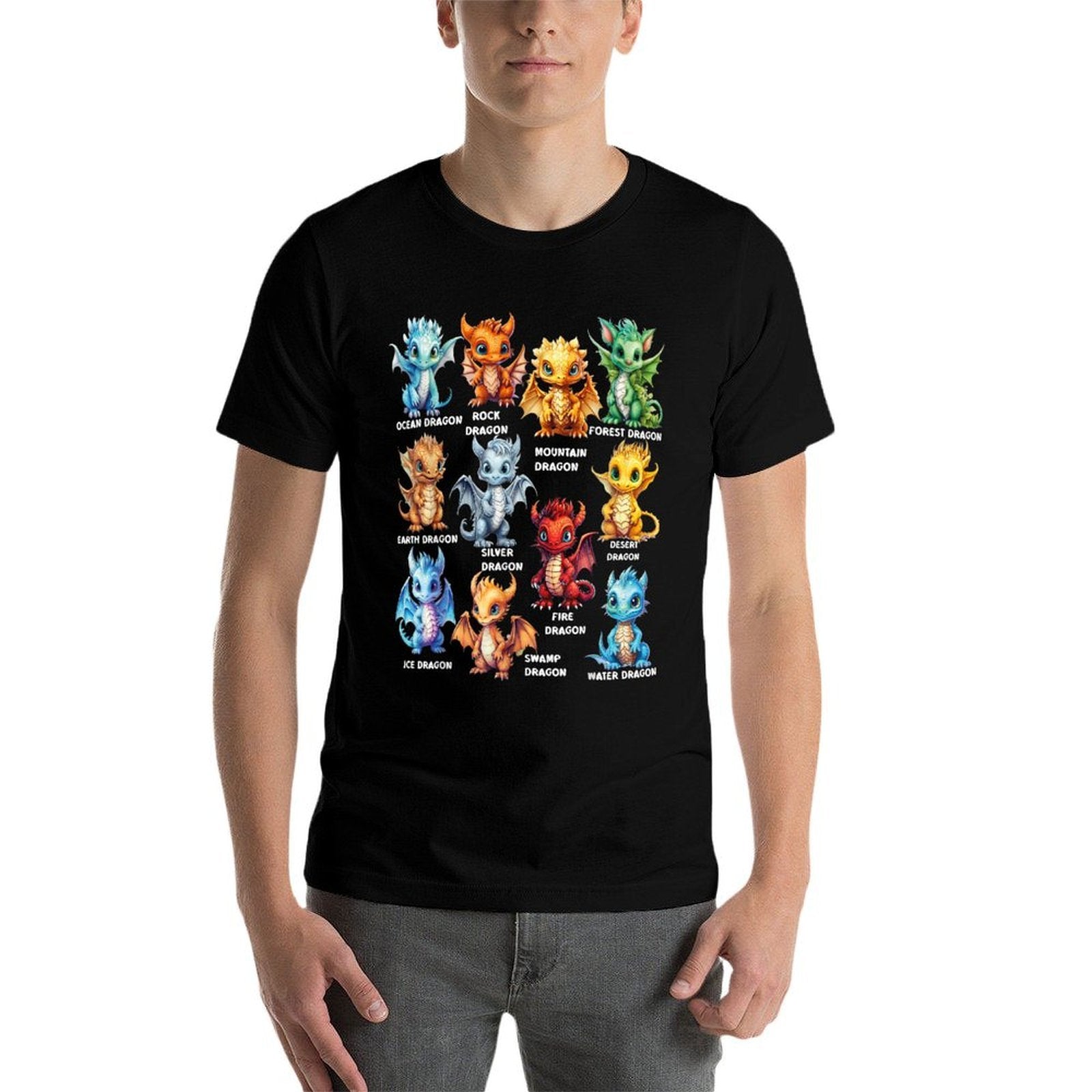 Types Of Dragons Cool Dragon Kids Toddler Boys Girls  Classic T-Shirt