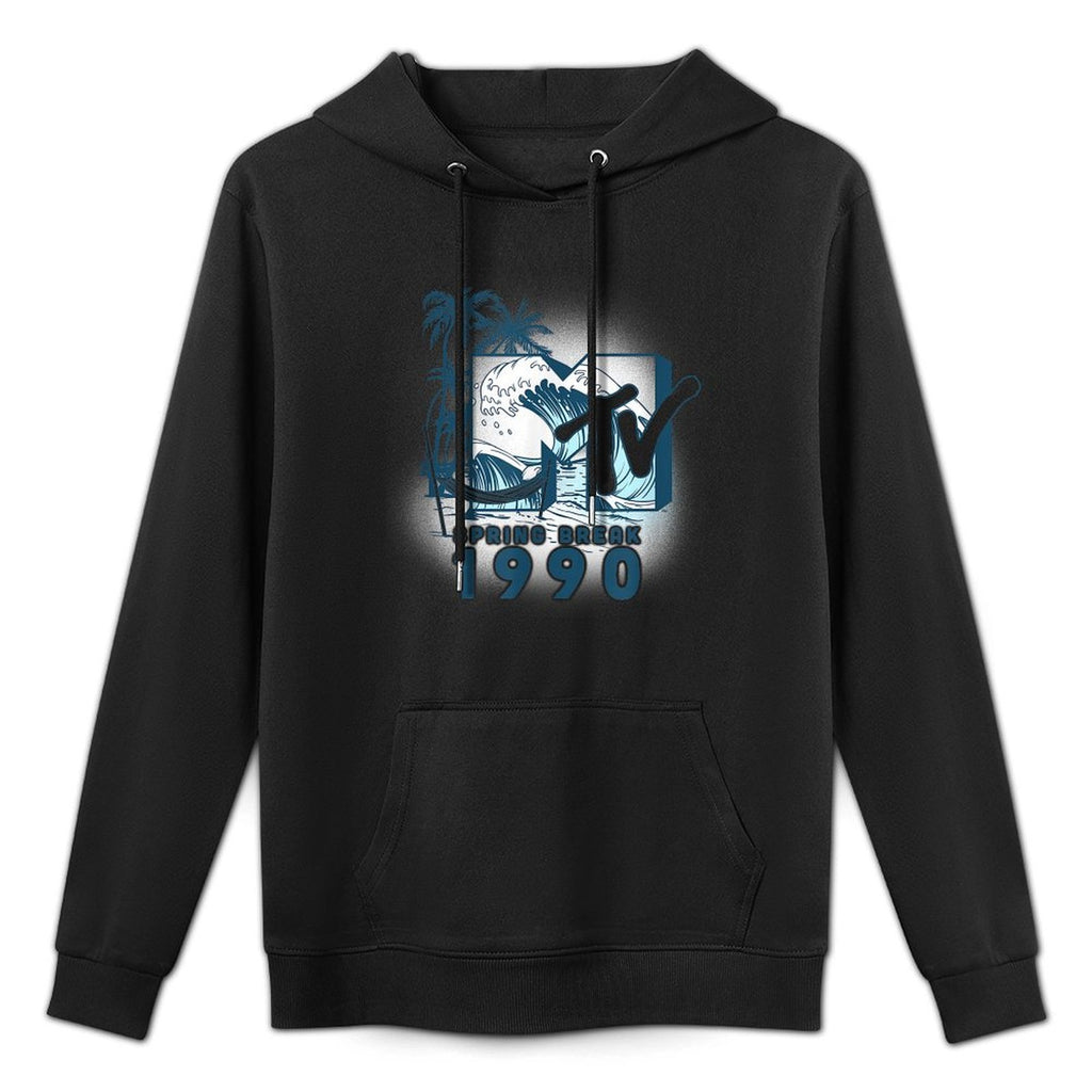 MTV Music Television Spring Break 1990 Colorfast Hoodie