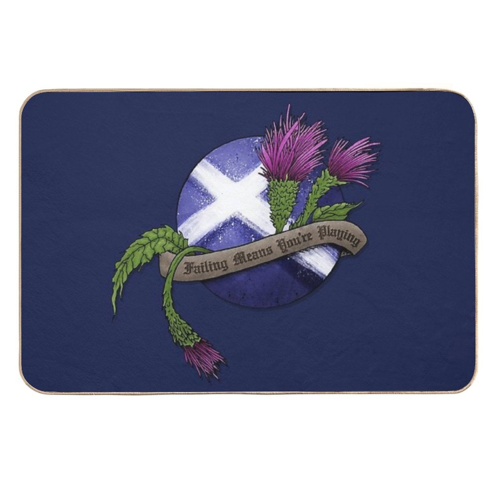 Failing Means You're Playing  Repositionable Bath Mat