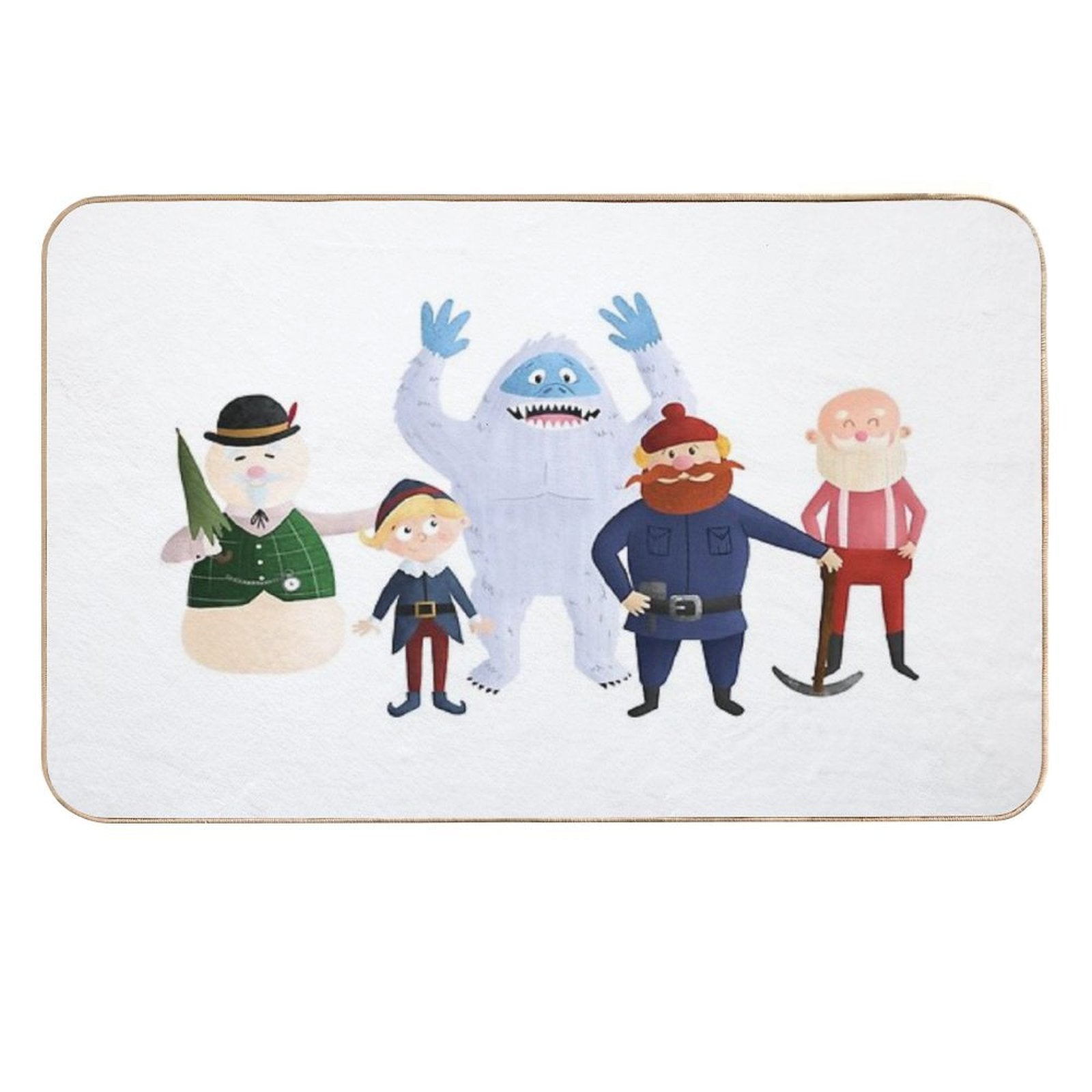 Classic Rudolph 2016  Fade-Resistant Bath Mat