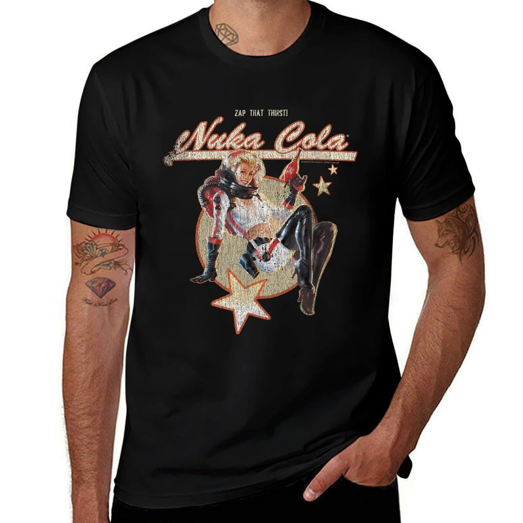 Fallout Video Game Retro Nuka Cola Ad  Slim-fit Cut T-Shirt