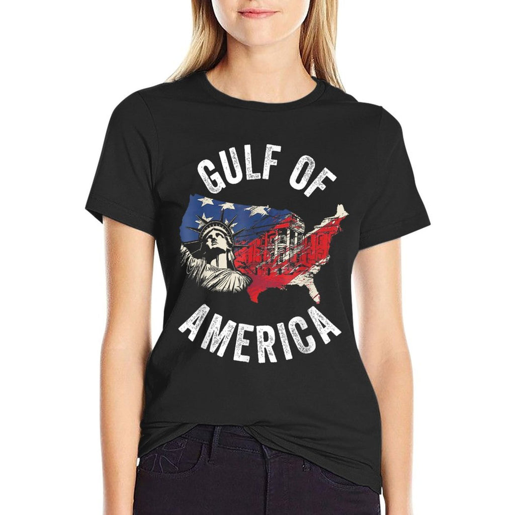 Gulf of United States of America  Oversized Silhouette T-Shirt