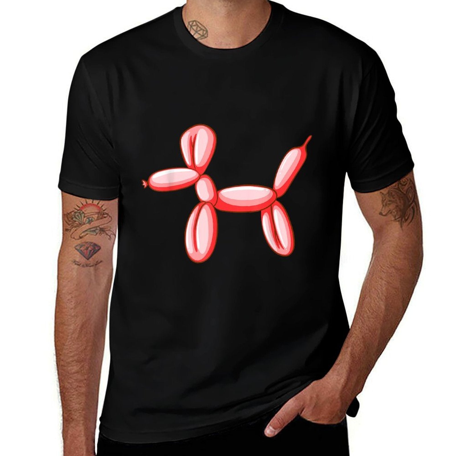 Funny Dog Simple, Balloon Design  Classic T-Shirt