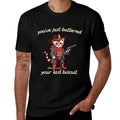 You've Just Buttered Your Last Biscuit Funny Cowboy Cat  Wrinkle-resistant T-Shirt