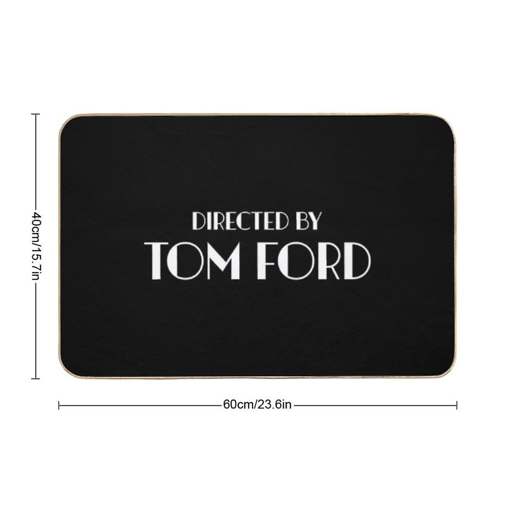 Directed by Tom Ford  Repositionable Bath Mat