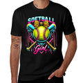 Softball Player Girl Ice Cream Softball Drip  Affordable Price T-Shirt