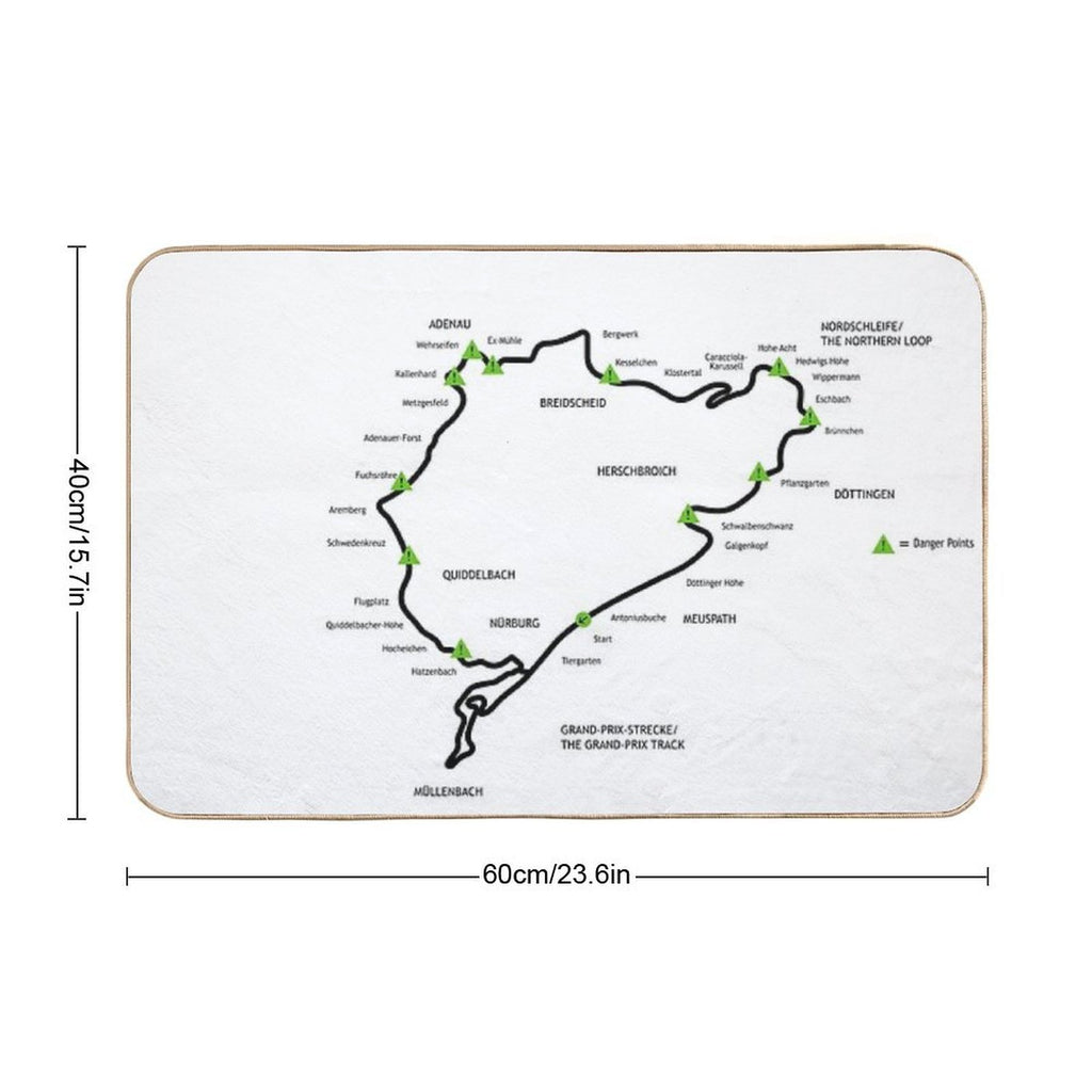The Green Hell  Non-Slip Bath Mat