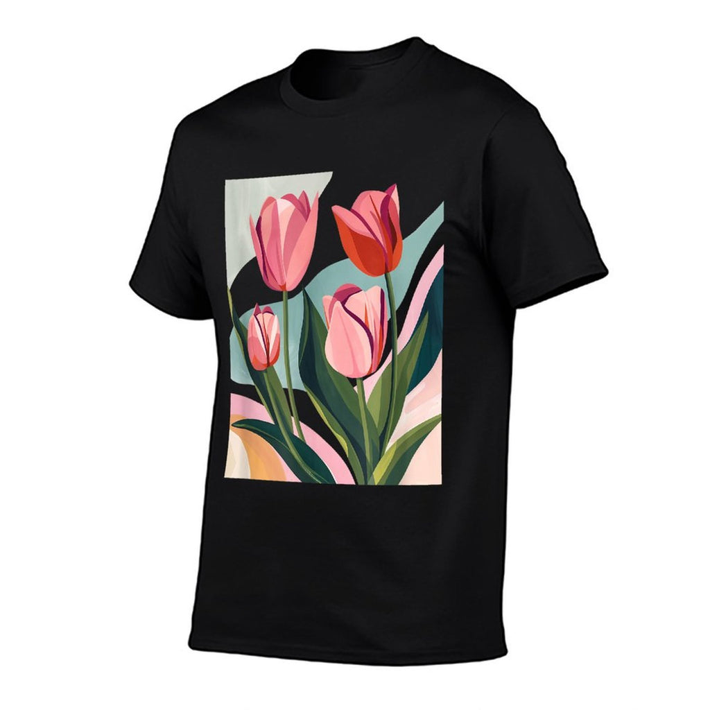Tulip Festival Tulips Spring Flower Abstract Flower Floral  Relaxed-fit T-Shirt
