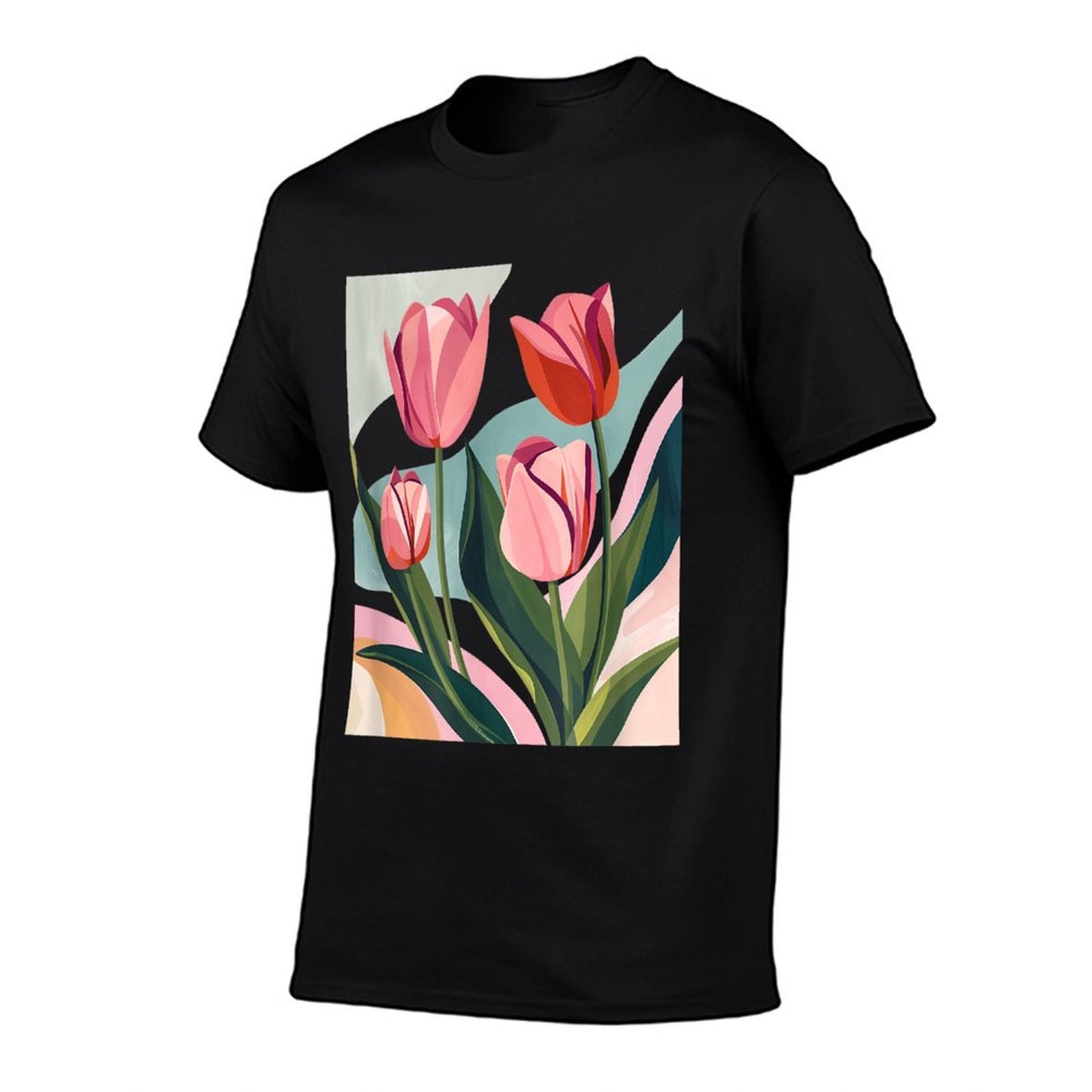 Tulip Festival Tulips Spring Flower Abstract Flower Floral  Relaxed-fit T-Shirt