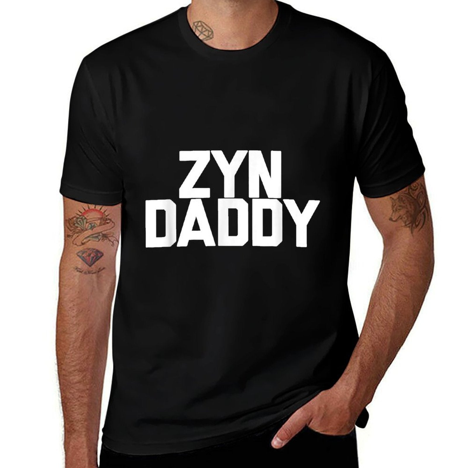 Zyn Daddy - Funny Saying Sarcastic Novelty Zyns Cool Zyn  Graphic-printed T-Shirt