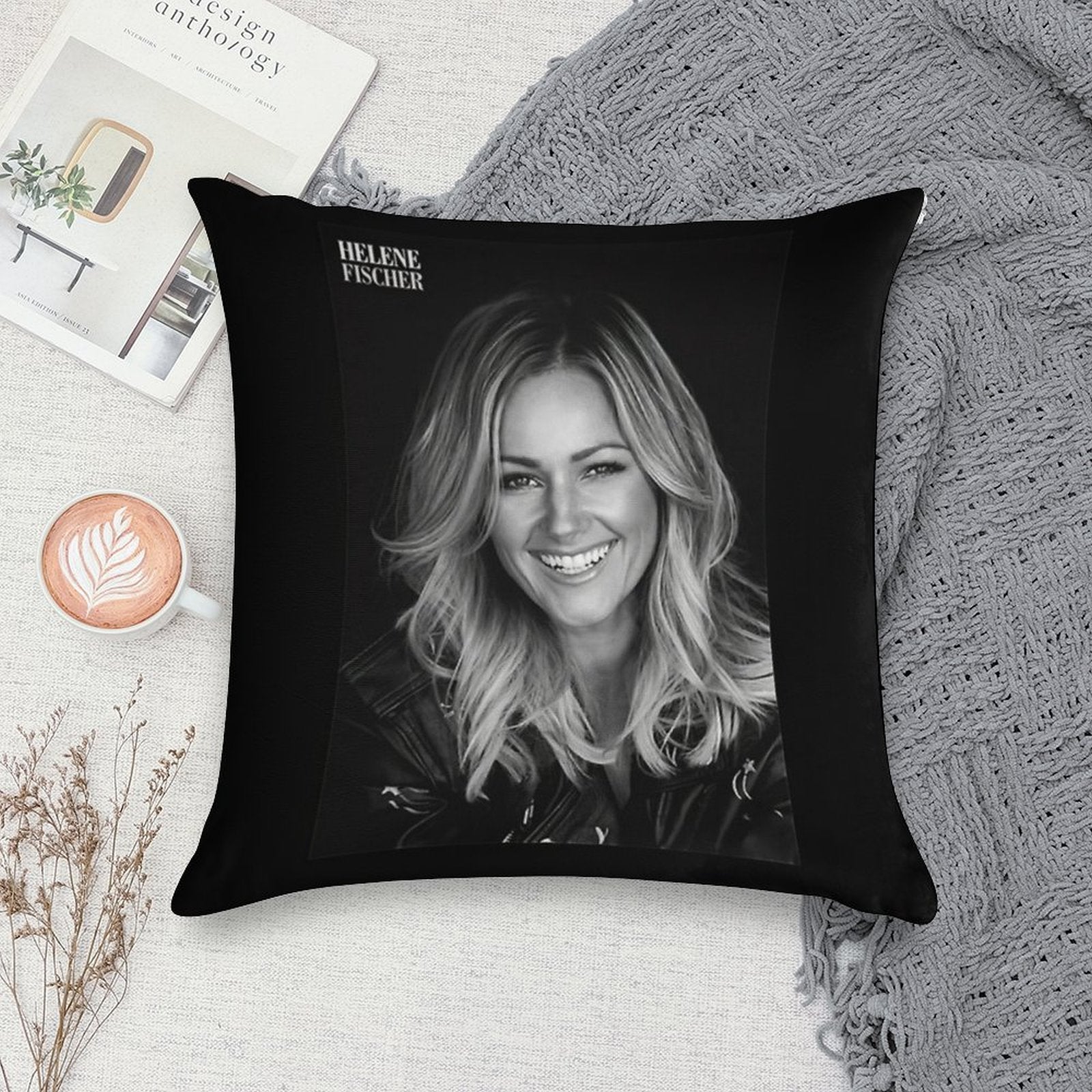 Helene Fischer Soft Bedroom Essential Throw Pillow