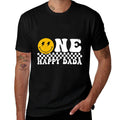 One Happy Dude Dada 1st Birthday Family Matching  Easy-care T-Shirt