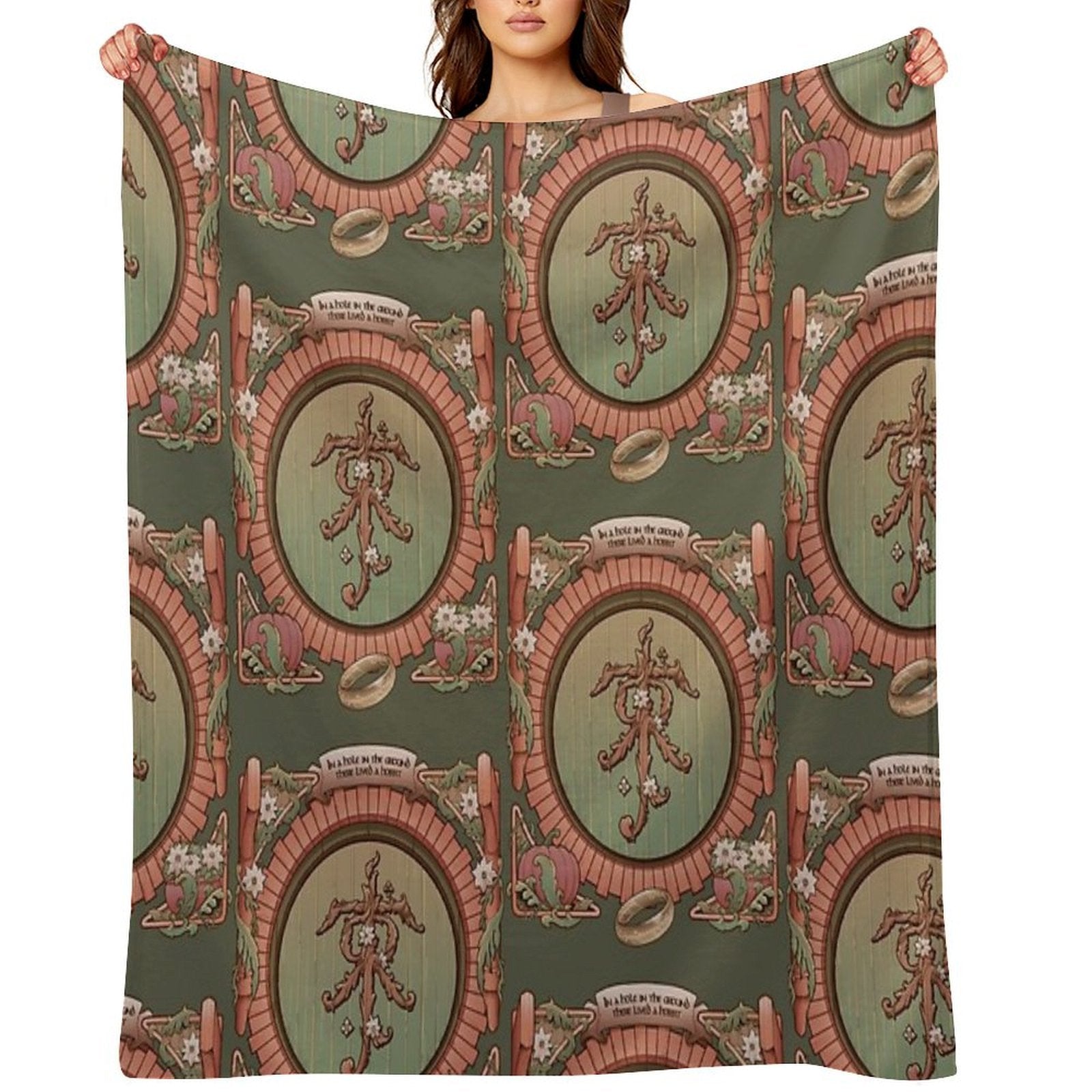 A Hole In The Ground Travel-friendly Throw Blanket