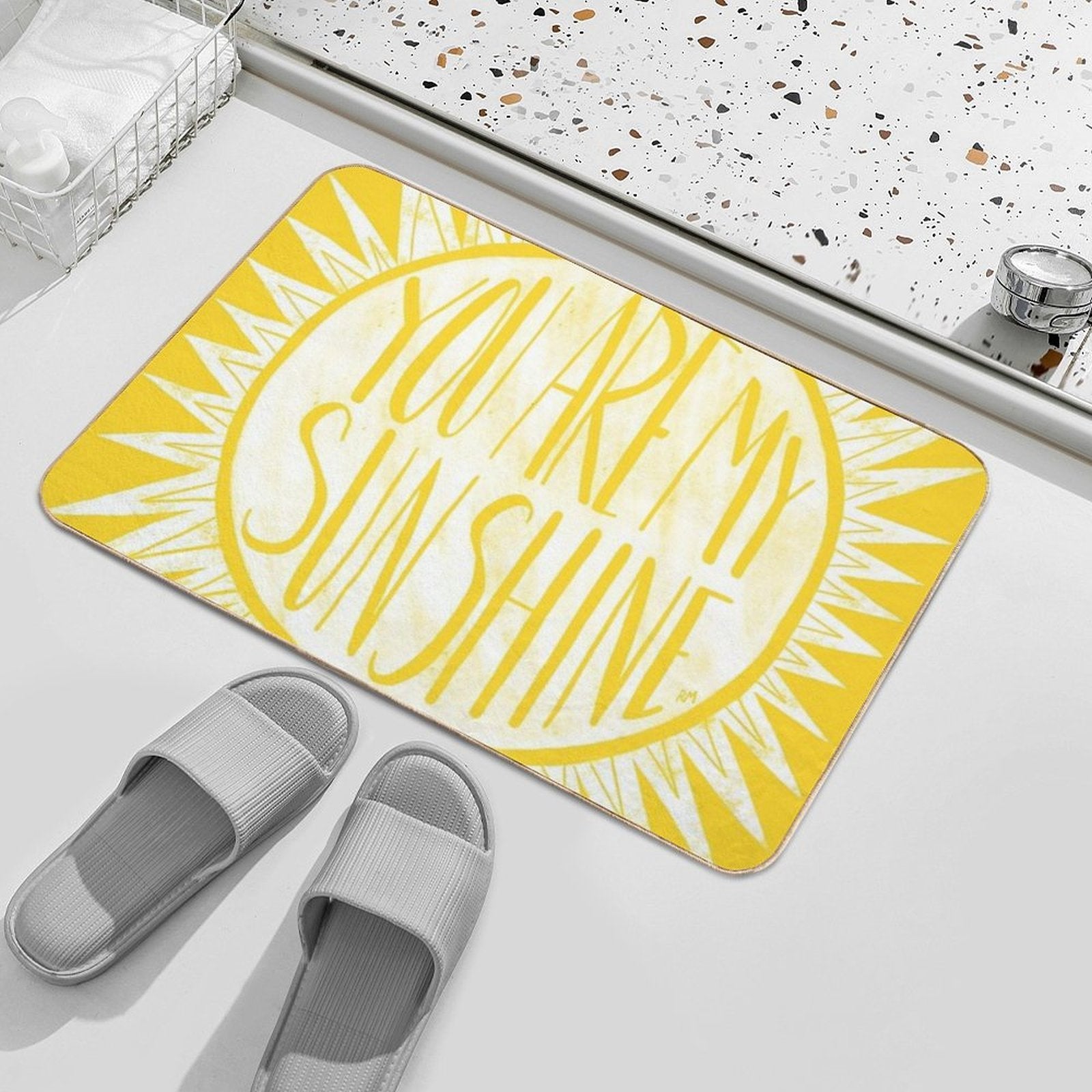 You Are My Sunshine  Repositionable Bath Mat