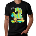 Birthday Monkey 2nd Birthday Party Two Year Old Kid Toddler  Tagless Design T-Shirt