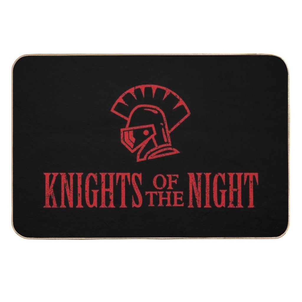 Knights of The Night  Easy To Clean Bath Mat