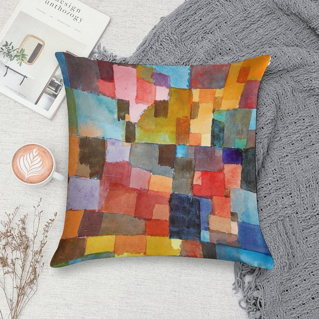Raumarchitekturen, Paul Klee Soft Multiple Sizes Throw Pillow
