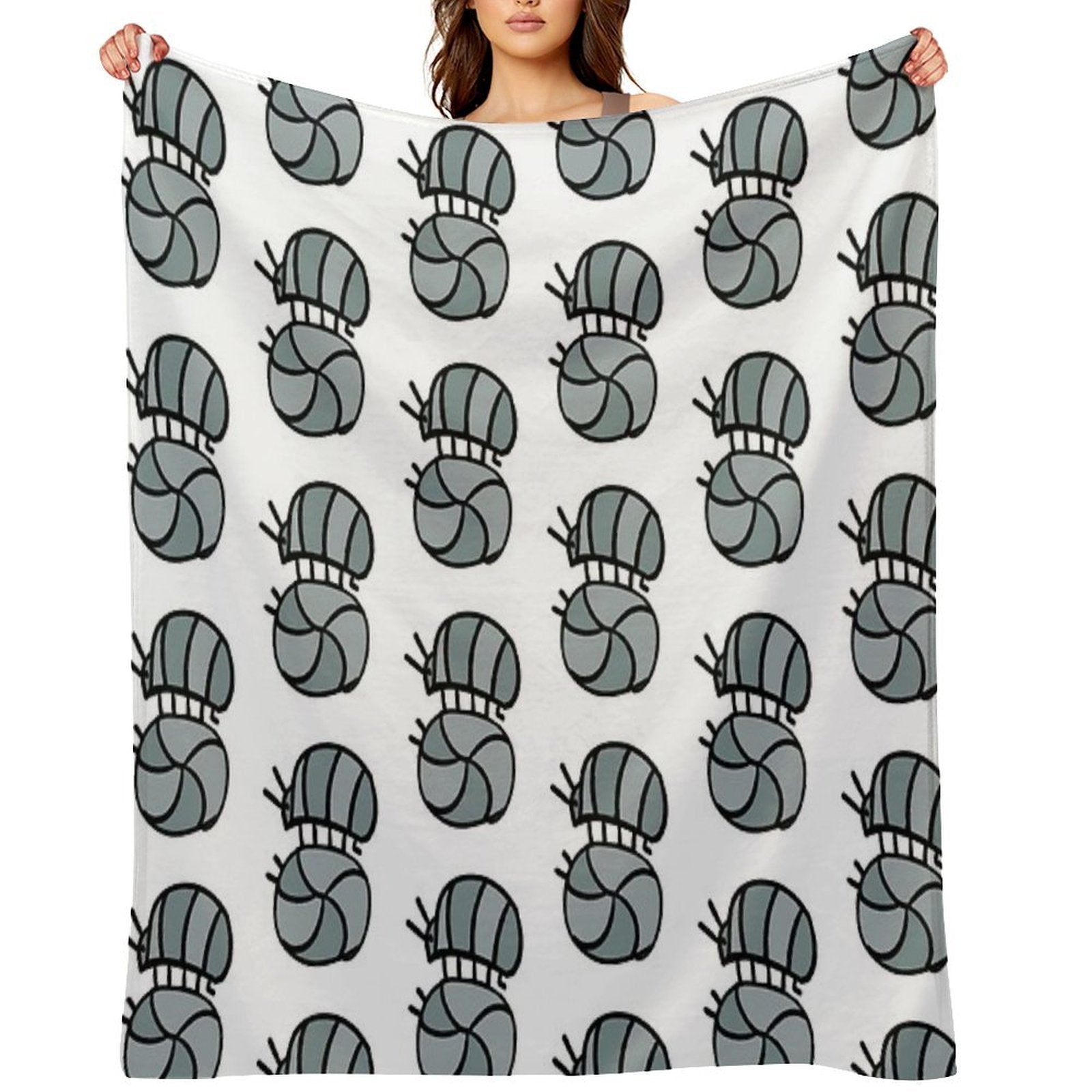 Roly-poly Machine-washable Throw Blanket
