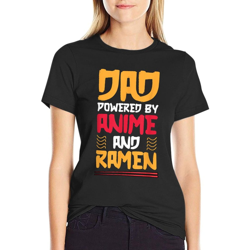 Anime Fathers Day Japanese Manga Otaku Kawaii Anime Dad  Trendy Pattern T-Shirt