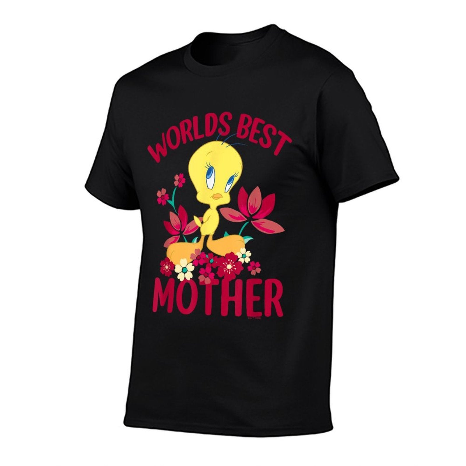 Looney Tunes Mother's Day Tweety Worlds Best Mom  Durable T-Shirt