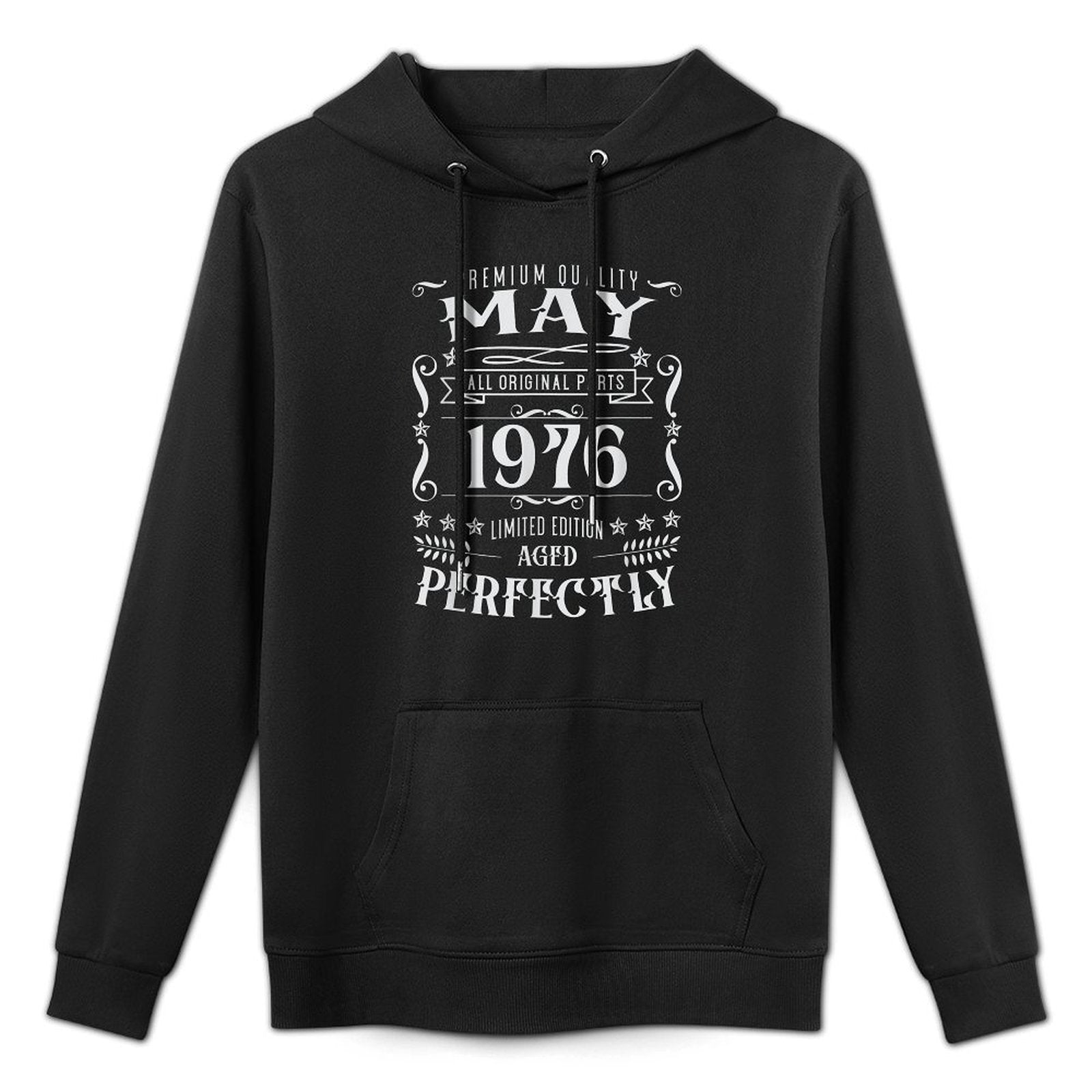 49th Birthday Legends Were Born In May 1976 Breathable Fabric Hoodie