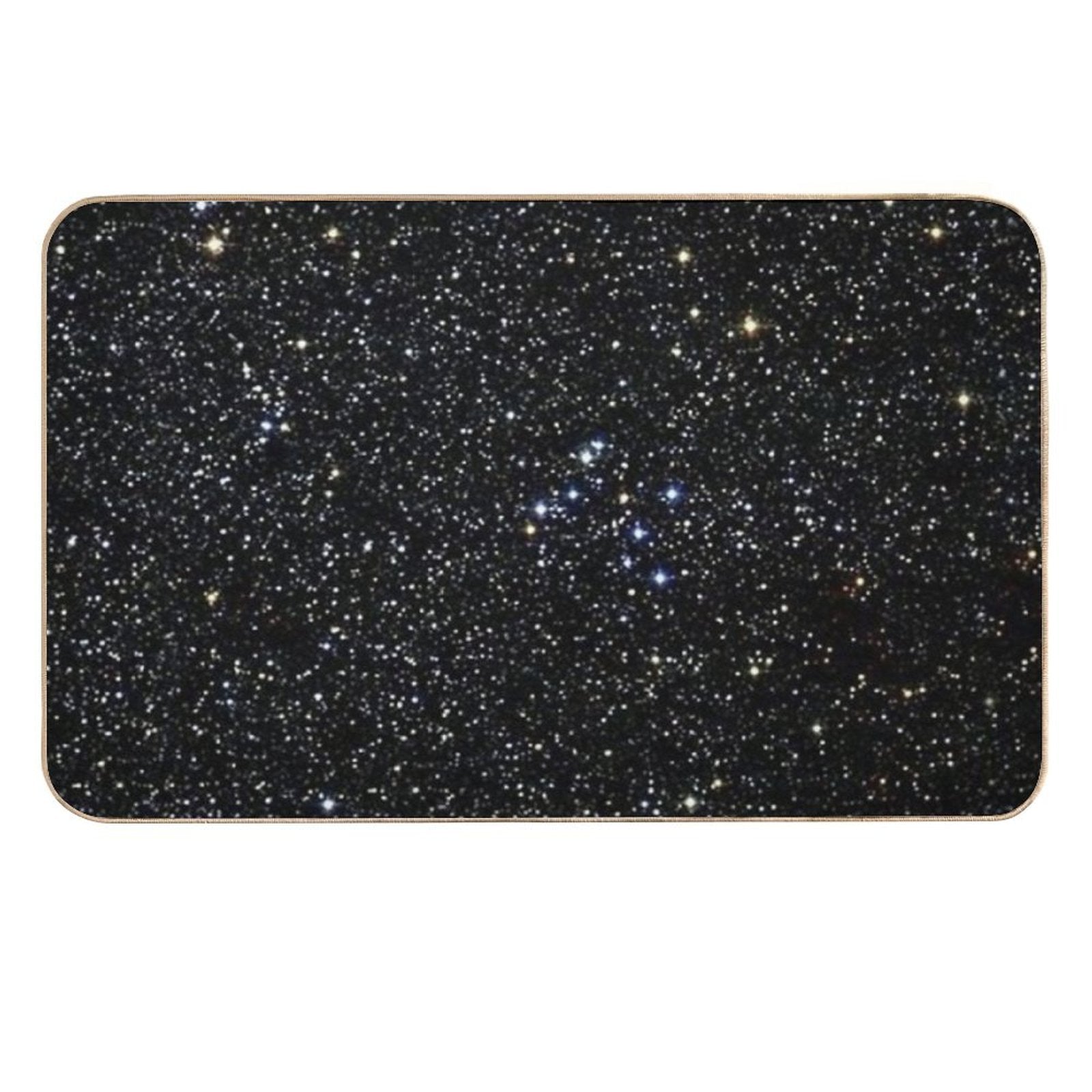 Black Glitter  Anti-Trip Bath Mat