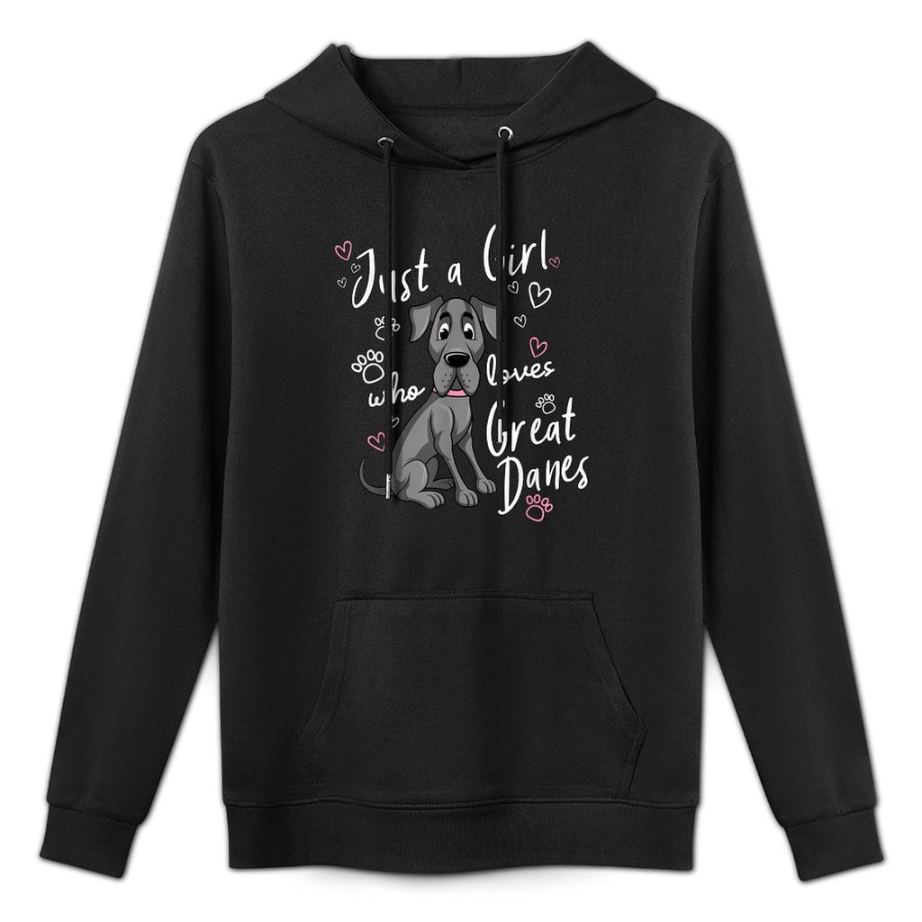 Funny Great Dane Dog Owner Pet Lover Puppy Women Kids Gift Shrink-Resistant Hoodie