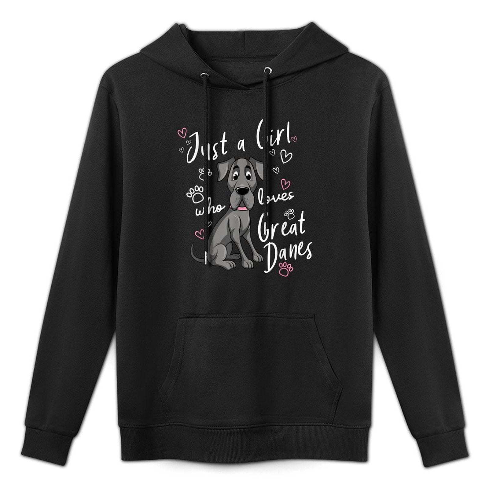 Funny Great Dane Dog Owner Pet Lover Puppy Women Kids Gift Shrink-Resistant Hoodie