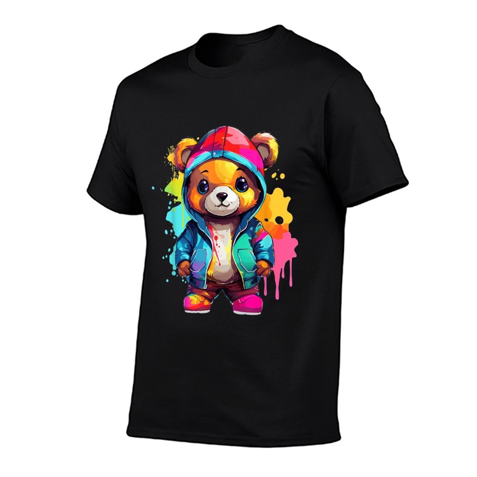 Colorful Teddy Bear  Odor-resistant T-Shirt