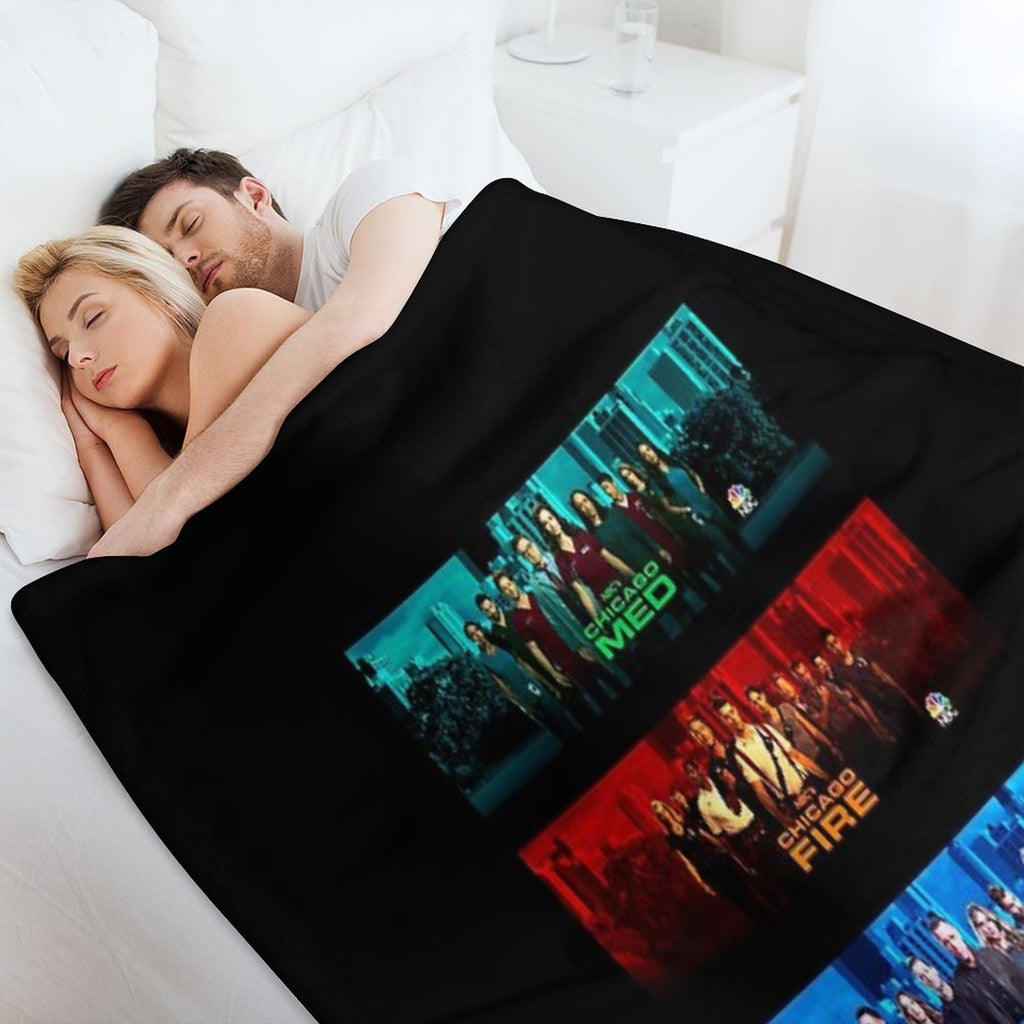 Chicago Pd Fire Med Multi-functional Throw Blanket