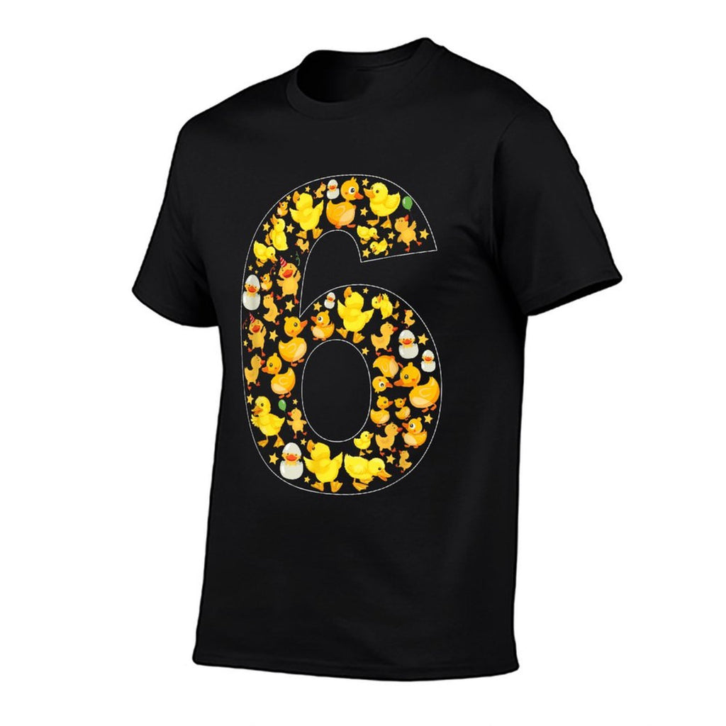 6th Birthday Cute Duck Theme 6 Year Old Boy Girl Birthday  Quick-drying T-Shirt
