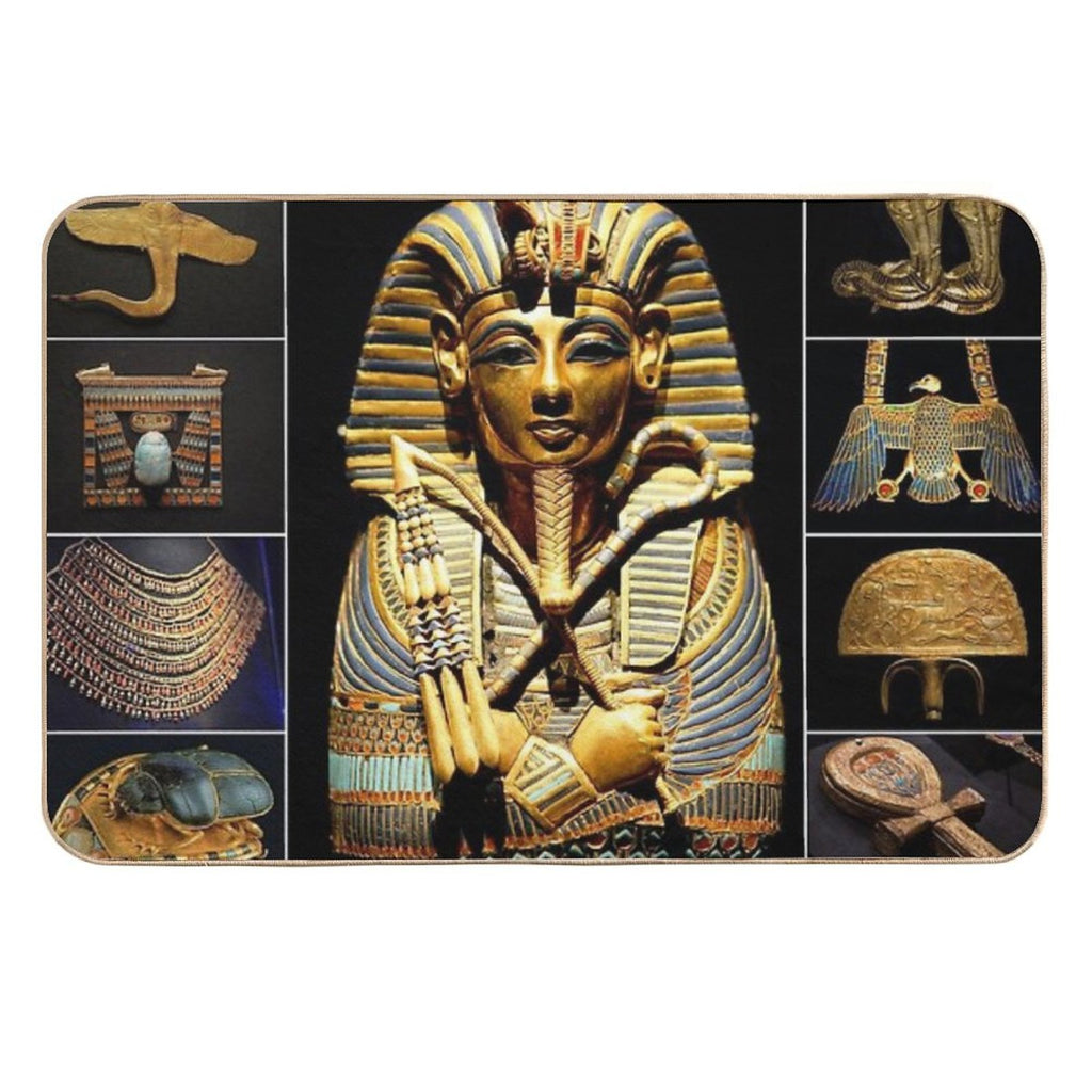 King Tutankhamun Artifacts  Eco-Friendly Bath Mat