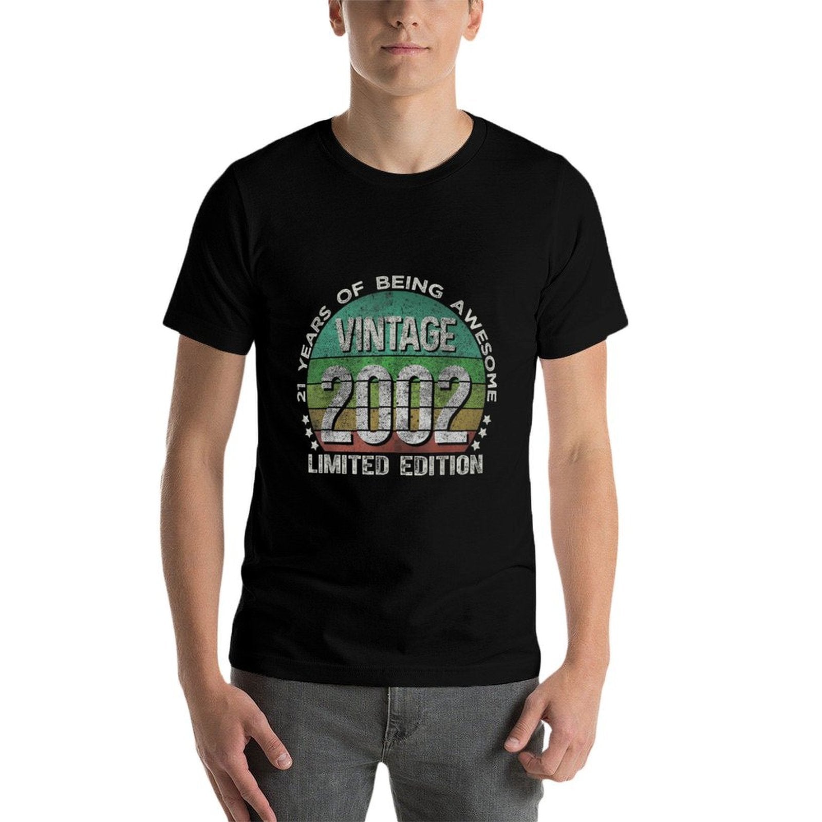 Vintage 2002 21 Year Old Gifts Limited Edition 21st Birthday  Eco-friendly Material T-Shirt
