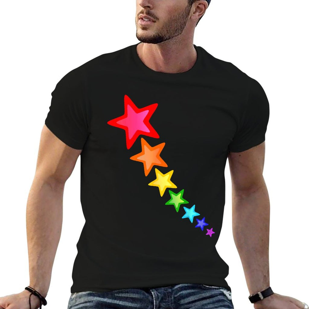 Rainbow Colors Stars  Relaxed-fit T-Shirt