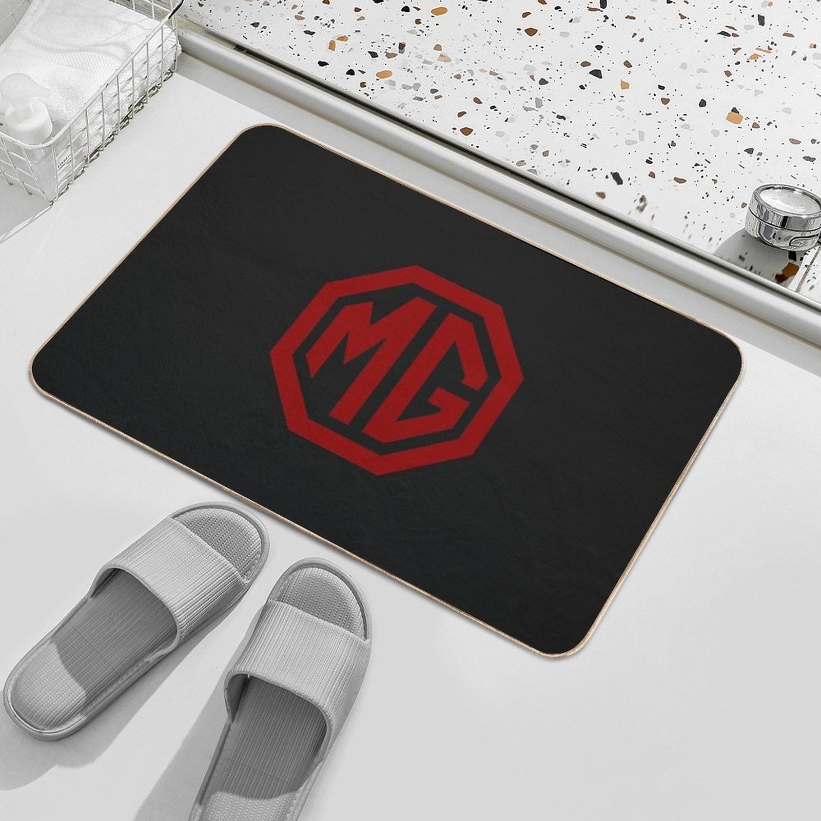 MG Car Logo Merchandise Essential T-Shirt  Rapid-Drying Bath Mat