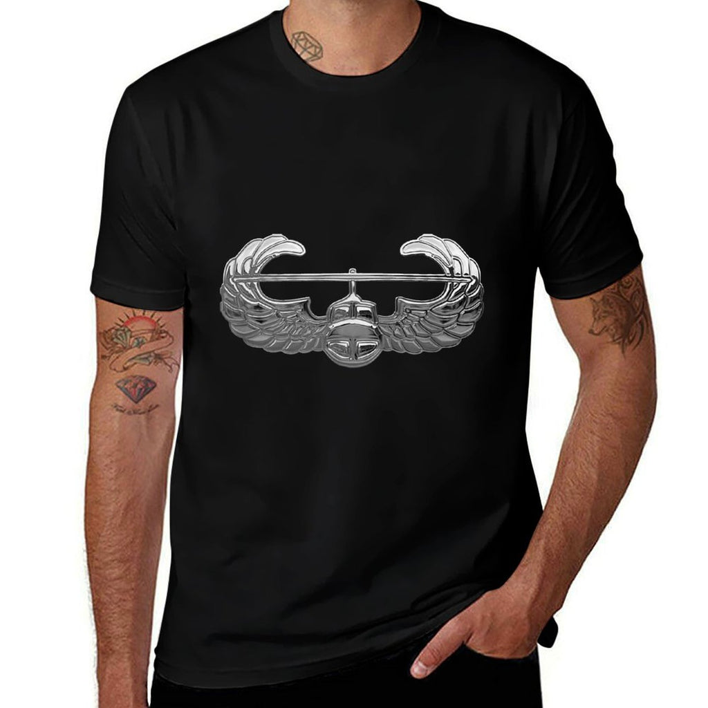 Army Air Assault Badge Military Veteran Morale  High-quality Stitching T-Shirt