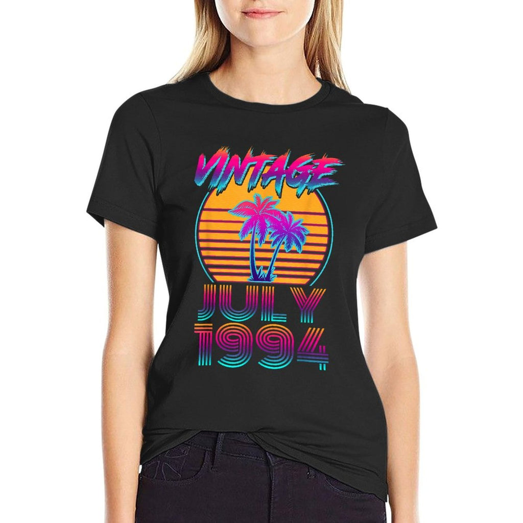 30 Years Old Retro Vintage 80s July 1994 30th Birthday  Vintage-inspired T-Shirt