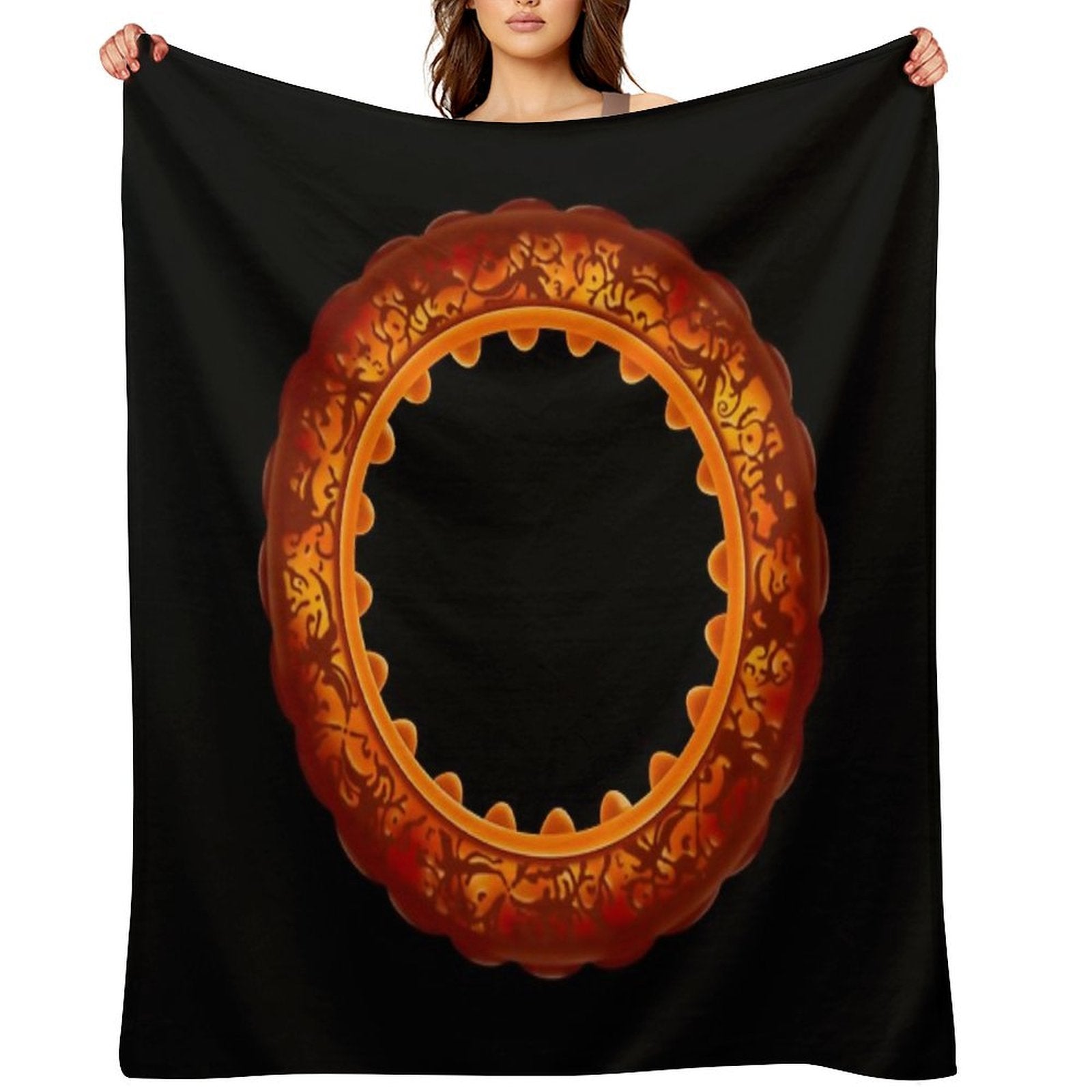 WARRIOR NUN - BACK Multi-functional Throw Blanket